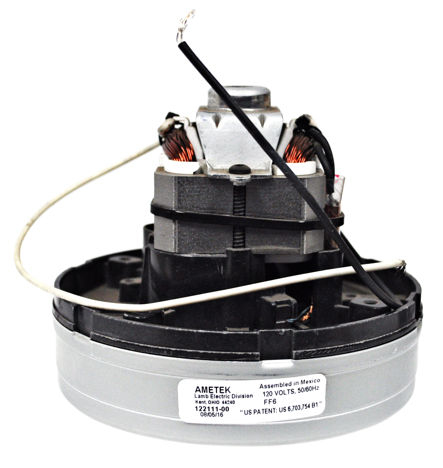 L-122111-00 Ametek Lamb 5.7 Inch 1 Stage 120 Volt B/B Thru Flow Motor ...