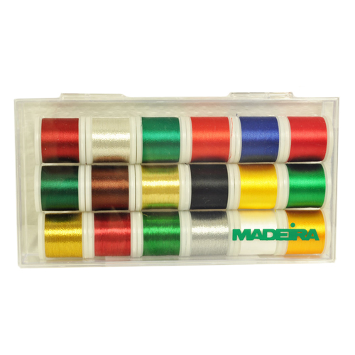 Madeira Rayon 18 Spool Embroidery Thread Kit