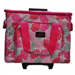 Sewing Machine Trolley Pink Grey Floral