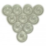 Transparent Sewing Bobbins 10pk