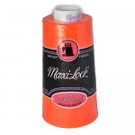 Maxi Lock Thread Neon Orange 3000YD Cone