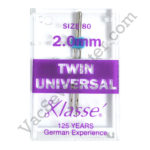 Klasse' Sewing Twin Universal Needle