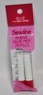 Sewline Fabric Pen Glue Refill Blue 2 Pack FAB50013