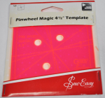 Sew Easy Pinwheel Magic 4 1/2 Inch Template ERGG04.PNK