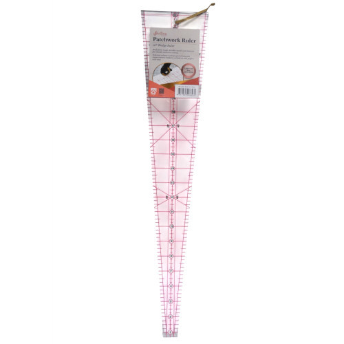Sew Easy 22 1/2 x 4 7/8 10 Degree Patchwork Wedge Ruler NL4185