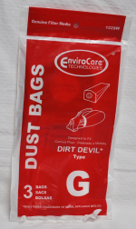 Royal Dirt Devil Type G Genuine Filter Media Handheld Vacuum Bags 122SW