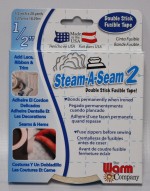 Steam-A-Seam 2 Double Stick Fusible Tape 1/2 Inch x 20 Yards