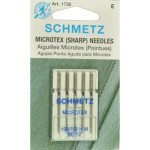 SCHMETZ Microtex Needles Size 80