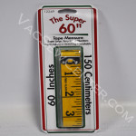 The Super 60 Inch Tape Measure Yellow Fiberglass 12249