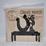 Classic Motifs 6in Luck Header Charcoal Craft Holder