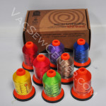 Smartneedle Embroidery Threads Collection 8 Colors With A Bobbins Brights