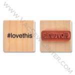 Cosmo Cricket Wood Stamp #love this