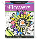 Zenspriations Flowers Coloring Book