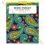 Boho Paisley Coloring Book