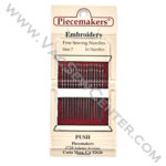 Piecemaker Embroidery Fine Sewing Needles Size 7