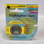 Removable Highlighter Tape Fluorescent Yellow