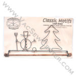 Classic Motifs Snowman 12 Inch Fabric Holder