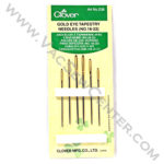 Clover Tapestry Gold Eye Needles Assorted Sizes 18-22