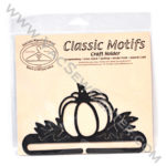 Classic Motifs Pumpkin Patch 6 Inch Charcoal Split Bottom Craft Holder