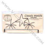 Classic Motifs 12 Inch Gray Fireworks Header