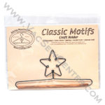 Classic Motifs Star With Dowel Craft Holder