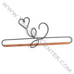 Ackfieldwire Heart With Dowel 12 Inch Hanger