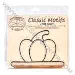 Classic Motifs Pumpkin With Dowel Craft Holder