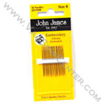 John James Embroidery Needles Size 8