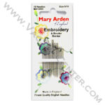 Mary Arden Embroidery Needles Sizes 5/10