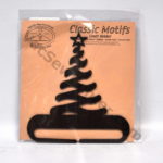 Classic Motifs 4 Inch Modern Christmas Tree Split Bottom Craft Holder