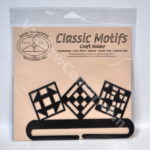 Classic Motifs 6 Inch Split Bottom Quilt Blocks Craft Holder