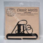 Classic Motifs 6 Inch Needle and Thread Split Bottom Craft Holder