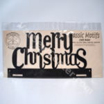 Classic Motifs 16 Inch Christmas Tab Charcoal Craft Holder