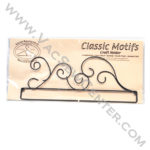 Classic Motifs Curl 12 Inch Split Bottom Craft Holder