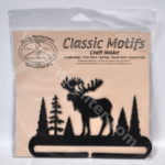 Classic Motifs 6 Inch Alaska Moose Craft Holder