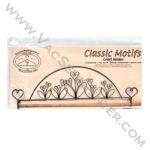 Classic Motifs Flower Garden 12 Inch Fabric Holder With Dowel