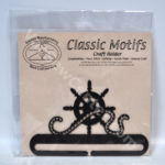 Classic Motifs 6 Inch Ships Wheel Craft Holder