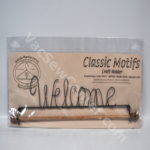 Classic Motifs Welcome 12 Inch Fabric Holder