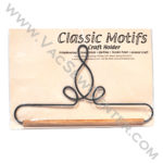 Classic Motifs Heirloom 8 Inch Fabric Holder With Dowel