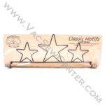 Classic Motifs Stars 16 Inch Fabric Holder With Dowel