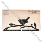 Classic Motifs Bird On Branch 14.5 Inch Split Bottom Craft Holder