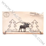 Classic Motifs Moose 16 Inch Fabric Holder With Dowel