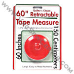 Quilter's Choice 60 inch Retractable Tape Measure Red