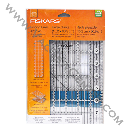 Fiskars 6 x 24 Inch Folding Ruler 020335057012 Rulers & Templates