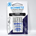 Schmetz Chrome Universal Needle 5 ct Size 100-16