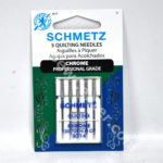 Schmetz Chrome Quilting Needle 5 ct Size 90-14