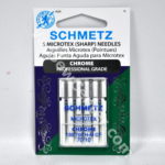 Schmetz Chrome Microtex Needle 5 ct Size 70-10