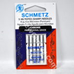 Schmetz Chrome Microtex Needle 5 ct Size 80-12