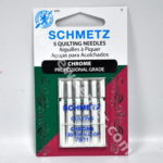 Schmetz Chrome Quilting Needle 5 ct Size 75-11