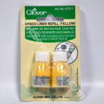 Clover Chaco Liner Chalk Refill Yellow